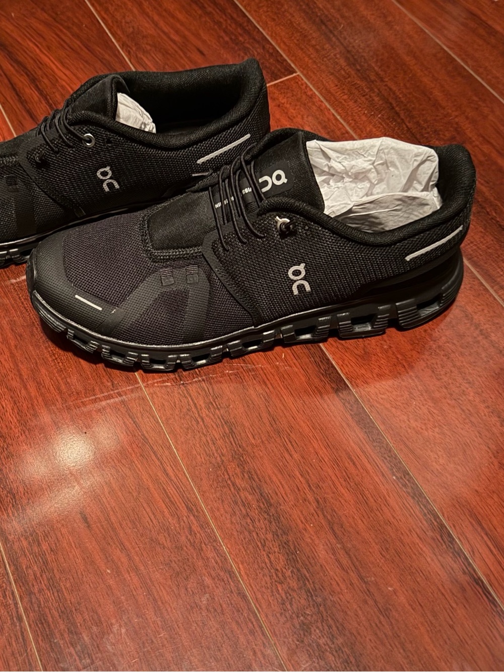 On Running Black Men's Lightweight Athletic Sneakers